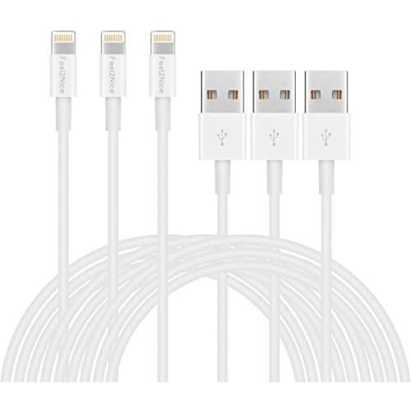iPhone Charger Fast Charging[Apple MFi Certified] 5pack 10FT Long Lightning - Image 5