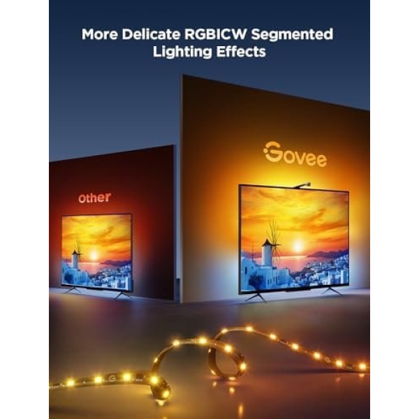 Govee TV Backlight 3 Lite with Fish-Eye Correction Function Sync to 55-65 Inch - Image 3