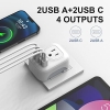 International Travel Adapter, Europe Travel Adapter with USB, Universal Travel - Image 4