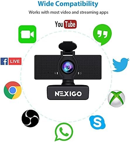 NexiGo N60 1080P Webcam with Microphone, Adjustable FOV, Zoom, Software Control - Image 8