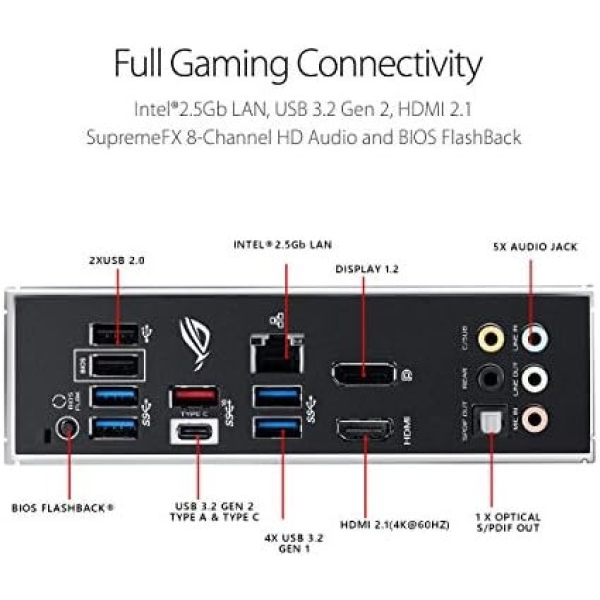Asus ROG Strix B550-F Gaming WiFi II AMD AM4 (3rd Gen Ryzen) ATX Motherboard - Image 5
