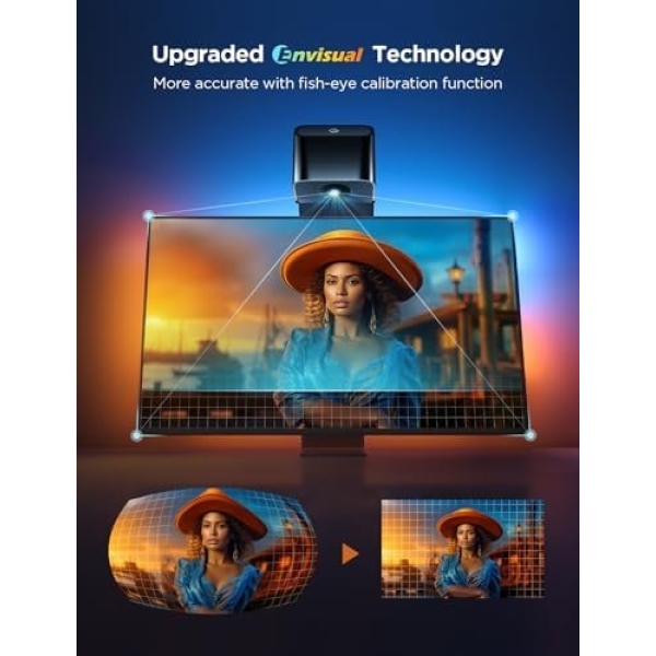 Govee TV Backlight 3 Lite with Fish-Eye Correction Function Sync to 55-65 Inch - Image 2