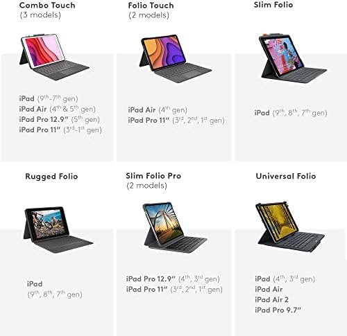 Logitech Combo Touch iPad Air (4th, 5th gen - 2020, 2022) Keyboard Case - Image 5