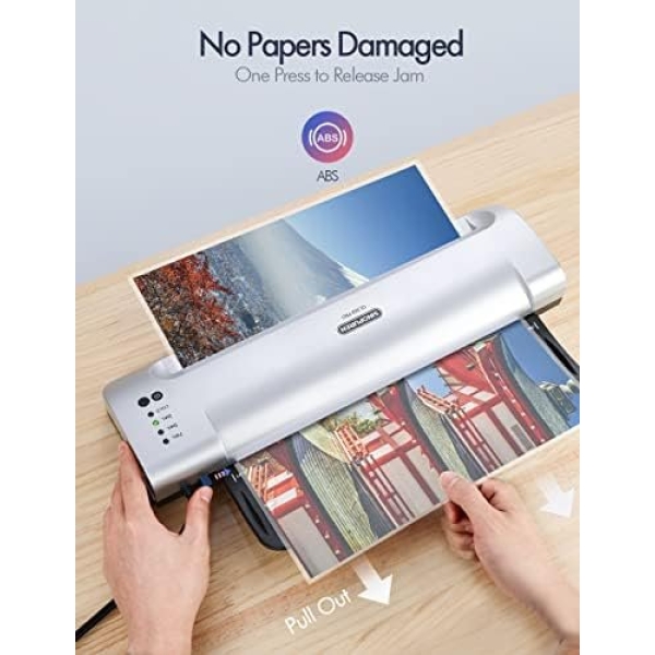 Laminator Machine, SINOPUREN 13-inch Thermal Laminator, with Paper Trimmer - Image 3