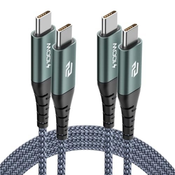 Naoeleii USB C to USB C Cable,100W Usbc to Usbc C Charger Cable Fast Charging