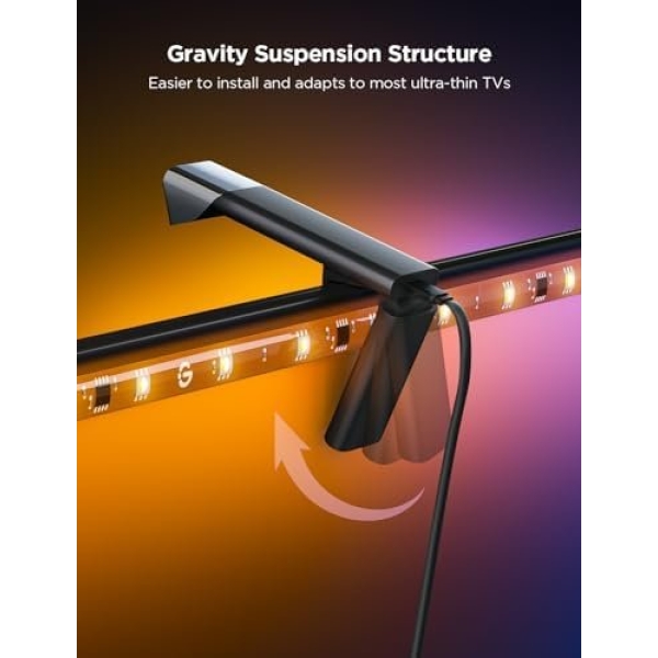 Govee TV Backlight 3 Lite with Fish-Eye Correction Function Sync to 55-65 Inch - Image 4