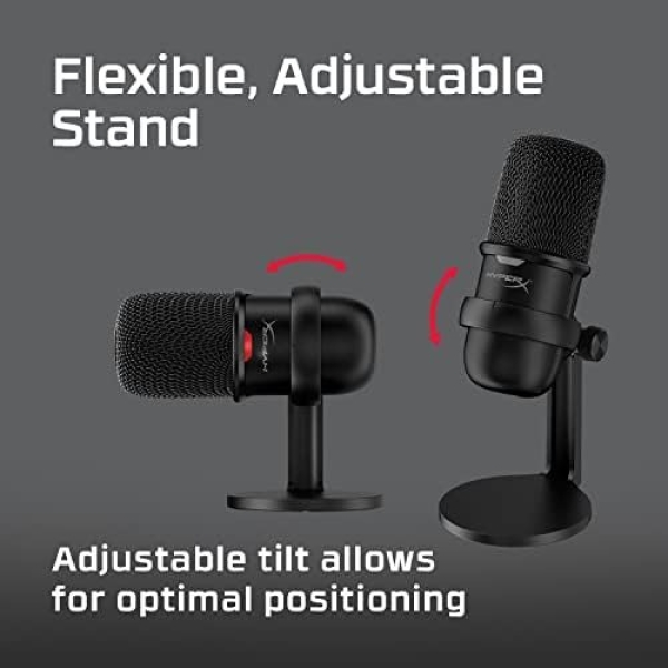 HyperX SoloCast – USB Condenser Gaming Microphone, for PC, PS4, PS5 and Mac - Image 3