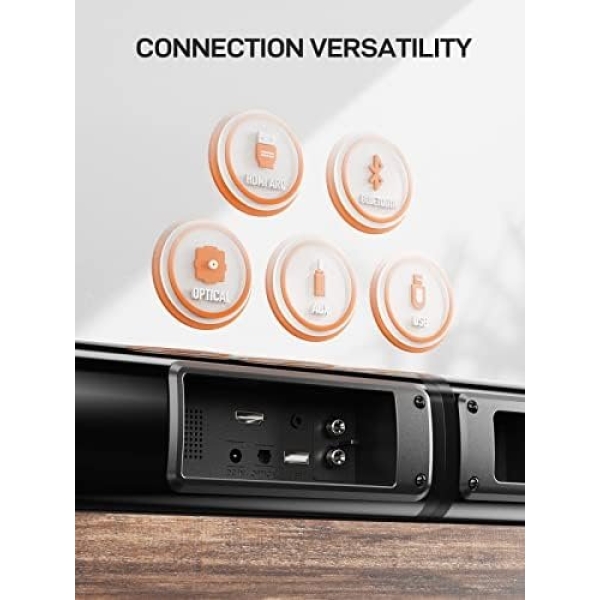TUFUTURE ar 2 in 1 Separable MEVOSTO 2.2CH Soundbar for TV 80W Built-in Dual - Image 5
