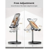 LISEN Cell Phone Stand, Height Angle Adjustable Phone Holer for Desk, Taller - Image 7