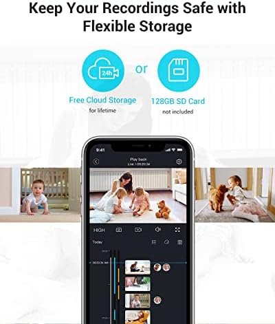 blurams Security Camera, 2K Indoor Camera 360° Pet Camera for Home Security - Image 7