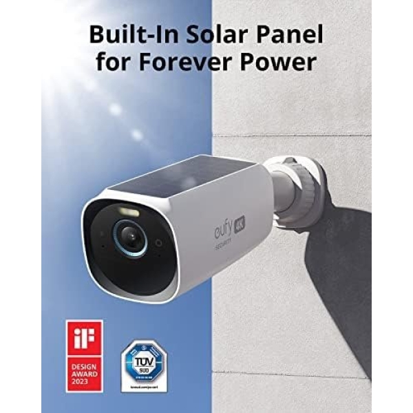 eufy Security eufyCam S330 (eufyCam 3) 4-Cam Kit, Security Camera Outdoor - Image 2
