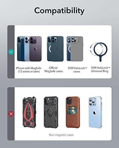 ESR HaloLock Mini Wireless Charger, MagSafe-Compatible Charger Compatible - Image 7