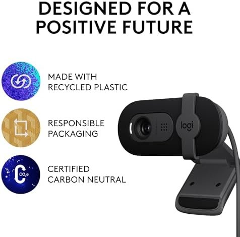 Logitech Brio 101 Full HD 1080p Webcam Made for Meetings and Works - Image 9