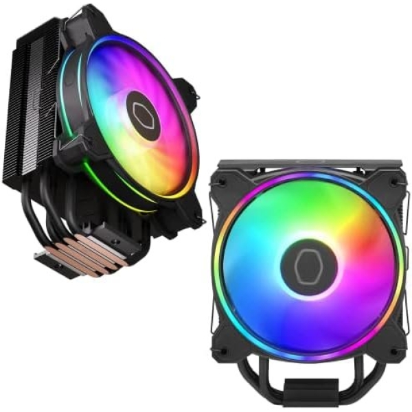 Cooler Master Hyper 212 Halo Black CPU Air Cooler, MF120 Halo² Fan, Dual Loop - Image 12
