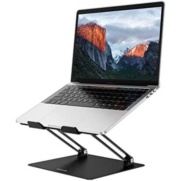 BESIGN LS10 Aluminum Laptop Stand, Ergonomic Adjustable Notebook Riser Holder - Image 2