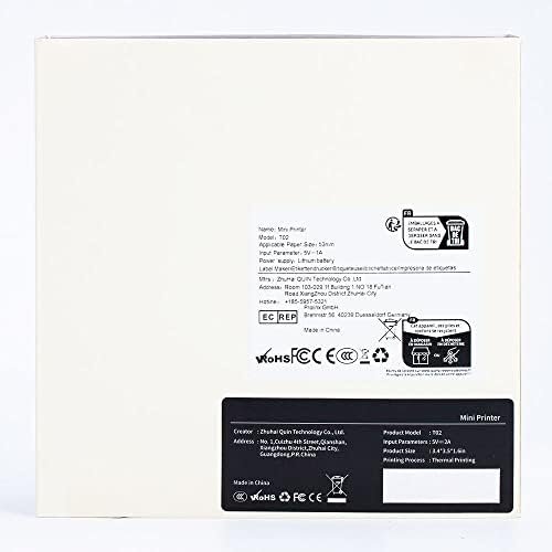 Memoking Label Makers - T02 Mini Portable Small Printer with 3 Rolls Paper - Image 9