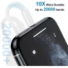 QZIIW Apple MFI Certified iPhone Charger Cable 6 Ft, 2Pack Extra Long USB - Image 4