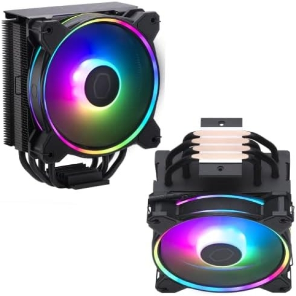 Cooler Master Hyper 212 Halo Black CPU Air Cooler, MF120 Halo² Fan, Dual Loop - Image 13