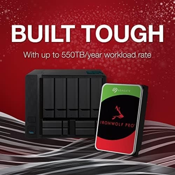 Seagate IronWolf Pro, 12 TB, Enterprise NAS Internal HDD –CMR 3.5 Inch, SATA 6 - Image 4