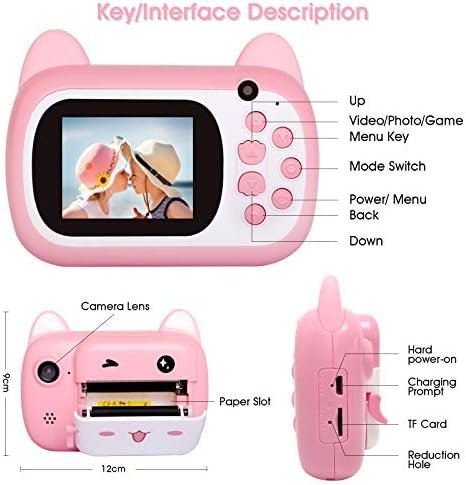 Instant Print Camera for Kids, Upgrade Selfie Kids Camera, Digital Zero Ink - Image 7