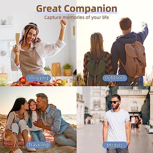 Upgraded 4K Digital Camera with Leather Case, 48MP Vlogging Cameras - Image 5