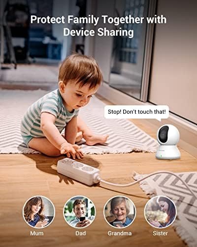 blurams Security Camera, 2K Indoor Camera 360° Pet Camera for Home Security - Image 4