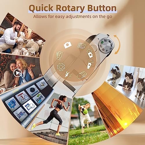 Upgraded 4K Digital Camera with Leather Case, 48MP Vlogging Cameras - Image 4