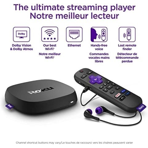 Roku Ultra LT (4K/HDR/HD) Streaming Player with Enhanced Voice Remote - Image 2