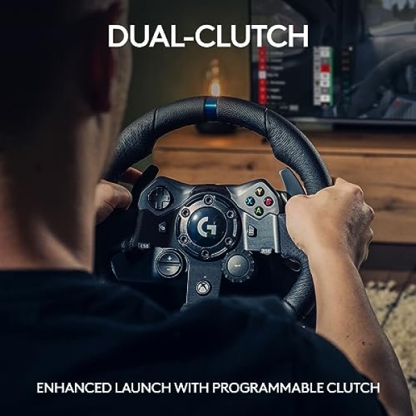 Logitech G923 Racing Wheel and Pedals for Xbox Series X|S, Xbox One and PC - Image 4