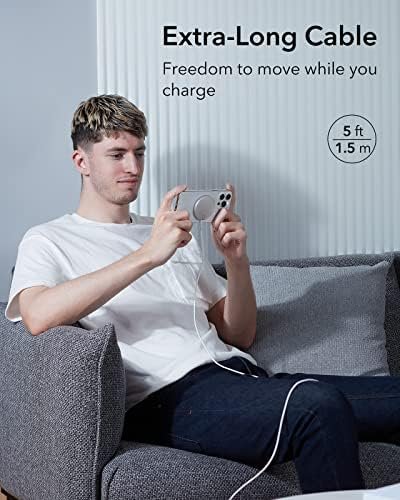 ESR HaloLock Mini Wireless Charger, MagSafe-Compatible Charger Compatible - Image 5