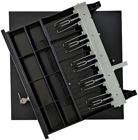 ADD Cash Drawer 16"x16.5"x4" POS Cash Box with Cash Register Till Tray - Image 8