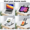 Tonmom Laptop Stand for Desk, Adjustable Riser ABS+Silicone Foldable - Image 6
