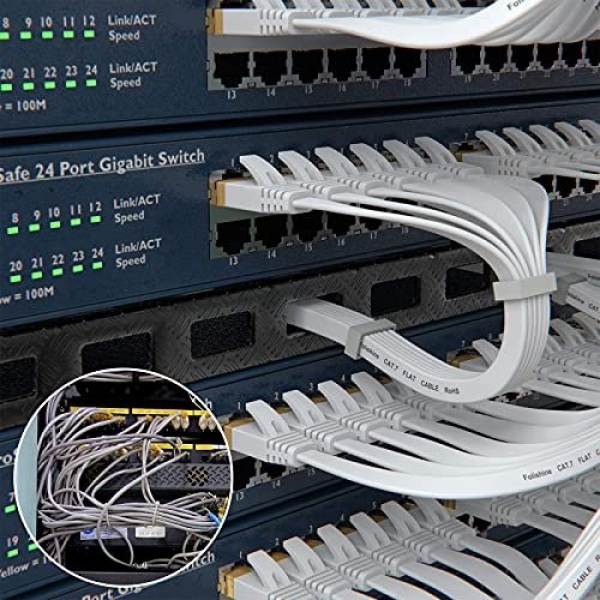 Folishine Ethernet Cable 25 ft, Cat 6e/Cat6 Ethernet Cable High Speed - Image 6